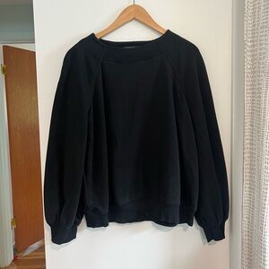 Banana Republic Black Fleece Mock Neck Sweatshirt